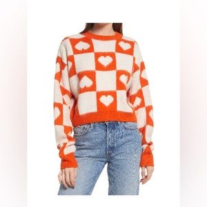 Topshop Nordstrom cropped sweater. Like new.